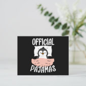 Officieel aftappen Slapshirt Penguin Pajamas Briefkaart (Staand voorkant)