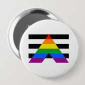 OFFICIEEL ALLEEN VLAG RONDE BUTTON 4,0 CM (Voorkant /achterkant)