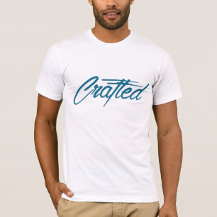 Officieel ambachtelijk gekraakt Logo Amerikaans sc T-shirt