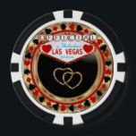 Officieel ambtenaar in Las Vegas Pokerchips<br><div class="desc">Casino stijl Poker Chip. Officieel getrouwd in Las Vegas klaar om u te personaliseren. Met diep rood, goud en zwart design party favoriet aandenken voor het bruiloft paar of uw gast. ✔ Opmerking: niet alle sjablonen hoeven te worden gewijzigd. 📌Als u meer aanpassingen nodig hebt, klikt u op de knop...</div>