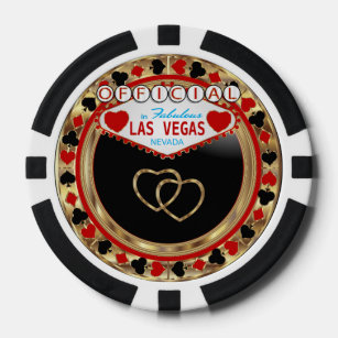 Officieel ambtenaar in Las Vegas Pokerchips