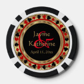 Officieel ambtenaar in Las Vegas Pokerchips (Achterkant)