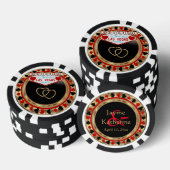 Officieel ambtenaar in Las Vegas Pokerchips (Opstapeling)