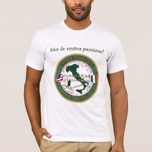 Officieel Amerikaans-Italiaans blog Unisex Quality T-shirt (Voorkant)