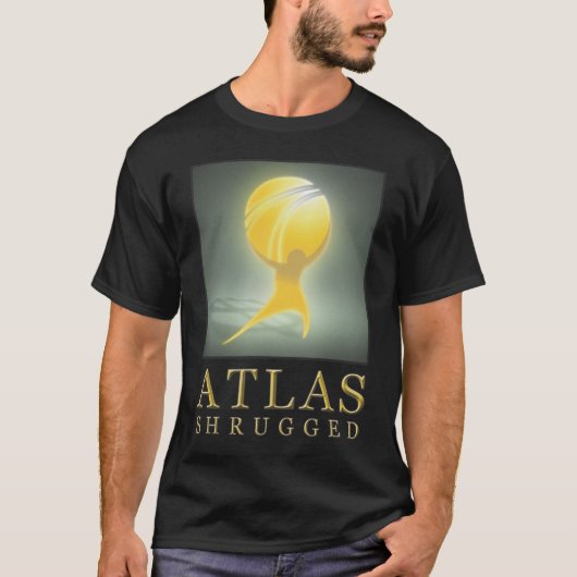 Officieel atlas robuust filmpictogram zwart T T-shirt (Voorkant)