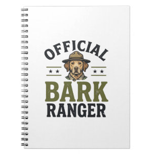 Officieel Bark Ranger-hond Vintage Grafisch_1 Notitieboek