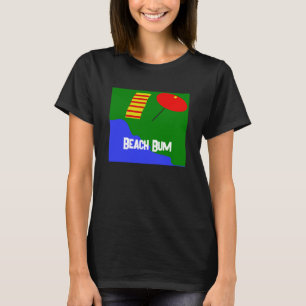 Officieel "Beach Bum"-T-shirt T-shirt