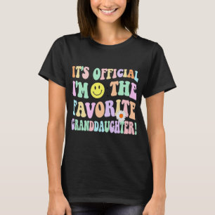 Officieel ben ik de favoriete kleindochter t-shirt