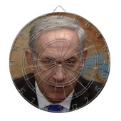 officieel benjamin netanyahu dartboard dartbord (Voorkant)
