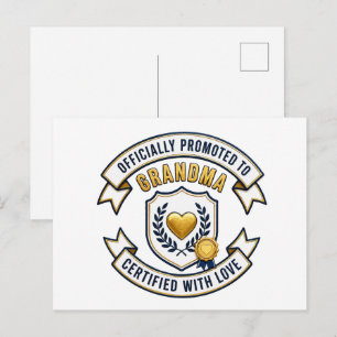 Officieel benoemd tot oma briefkaart