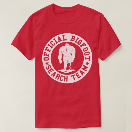 Officieel Bigfoot Sasquatch Search Team Merchandis T-shirt (Design voorkant)