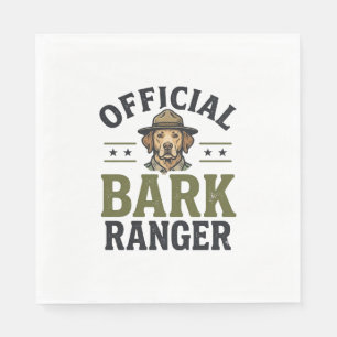 Officieel Blaas Ranger Hond Vintage Grafisch_1 Servet