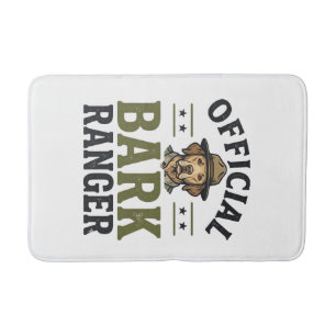 Officieel Blaffende Rangerhond Vintage Grafisch_1 Badmat