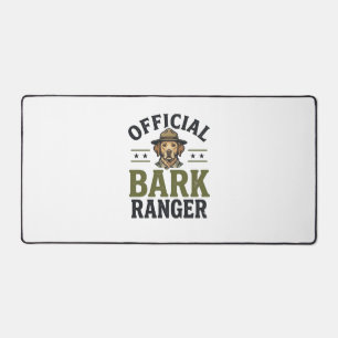 Officieel blaffende rangerhond vintage grafisch_1 bureaumat