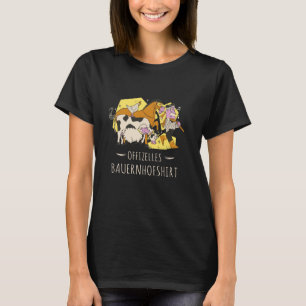 Officiëel boerderij shirt - Boer met paard, kip,