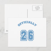 Officieel Briefkaart (Voorkant / Achterkant)