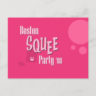 Officieel Briefkaart van Boston Squee Party