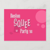 Officieel Briefkaart van Boston Squee Party (Voorkant)