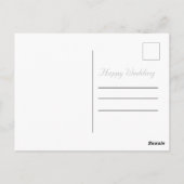 Officieel briefkaart voor huwelijksaankondiging (Achterkant)