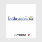 Officieel Brussels Hoofdstedelijk Gewest logo v2,  Sticker (Vel)