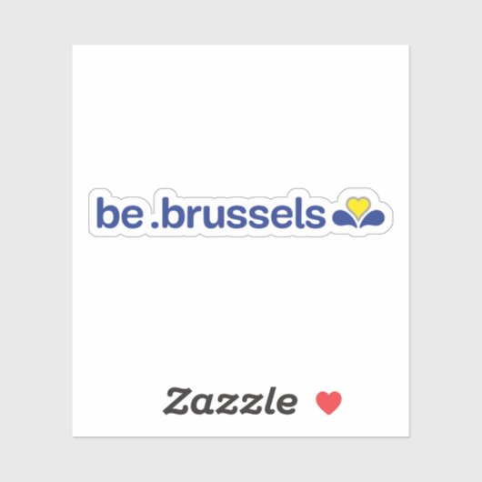 Officieel Brussels Hoofdstedelijk Gewest logo v2,  Sticker (Vel)