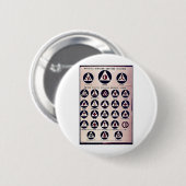 Officieel burgerdefensie-instituut ronde button 5,7 cm (Voorkant /achterkant)