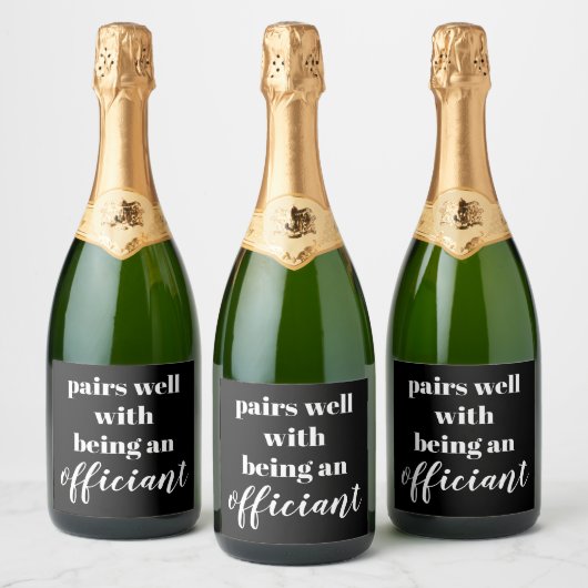 Officieel Cadeau van het voorstel Sparkling Wijnetiket (Flessen)