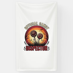 Officieel Candy Inspecteur Vintage Halloween T-shi Spandoek