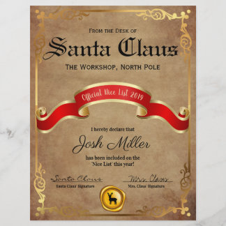 Officieel certificaat van Nice