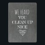 OFFICIEEL | Chalkboard Funny-voorstel Kaart<br><div class="desc">"WE HEBBEN GEHOORD DAT JE NICE HEBT OPGESLOTEN" "ZULT U ons AMBTENAREN ZIJN?" Fungerend OFFICIANT-voorstelkaarten</div>