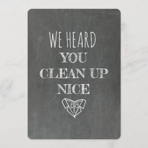 OFFICIEEL   Chalkboard Funny-voorstel Kaart