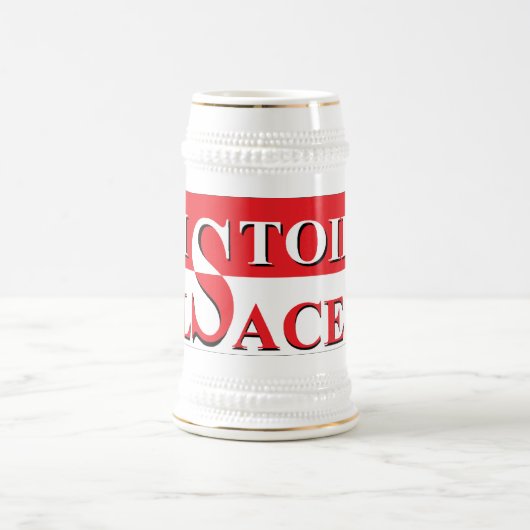 Officieel chop Elzas - Elsàss Gschicht Bierpul (Center)