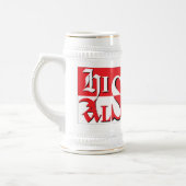 Officieel chop Elzas - Elsàss Gschicht Bierpul (Links)