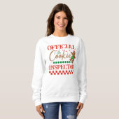 Officieel Cookie Inspecteur Sweatshirt - Grappige (Voorkant volledig)