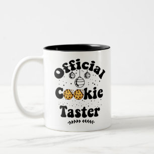 Officieel Cookie Proever Cookie Liefhebbers Kerstm Tweekleurige Koffiemok