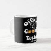 Officieel Cookie Tester Cookie Liefhebbers Kerstmi Koffiemok (Voorkant links)