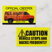 officieel creeper-Visitekaartje Visitekaartje (Voorkant / Achterkant)