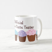 Officieel Cupcake Smaaktester... Koffiemok (Voorkant rechts)