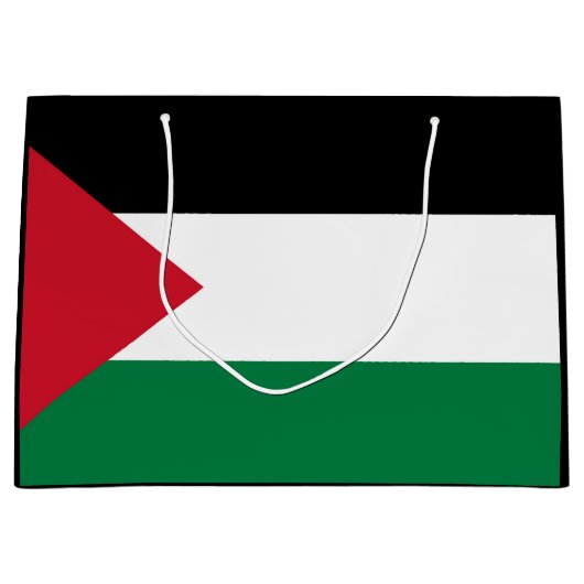officiëel de Staat Palestina land vlag Groot Cadeauzakje (Voorkant)