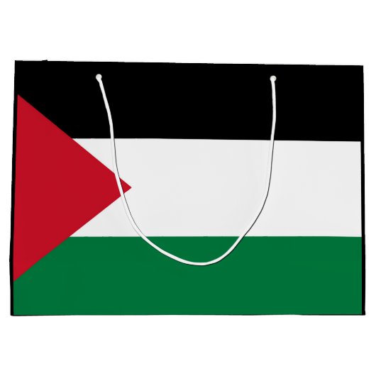 officiëel de Staat Palestina land vlag Groot Cadeauzakje (Achterkant)