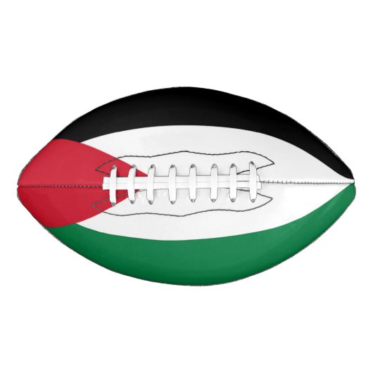 officieel de staatsvlag van Palestina American Football (Voorkant)