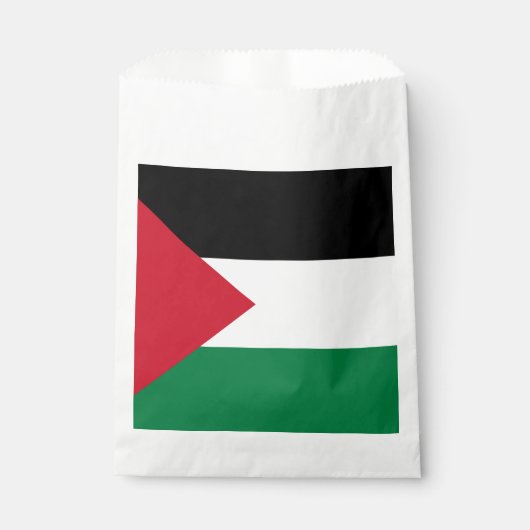 officieel de staatsvlag van Palestina Bedankzakje (Voorkant)