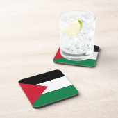officieel de staatsvlag van Palestina Bier Onderzetter (Rechterzijde)