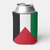 officieel de staatsvlag van Palestina Blikjeskoeler (Blikje Achterkant)