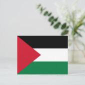 officieel de staatsvlag van Palestina Briefkaart (Staand voorkant)
