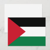 officieel de staatsvlag van Palestina Briefkaart (Voorkant / Achterkant)