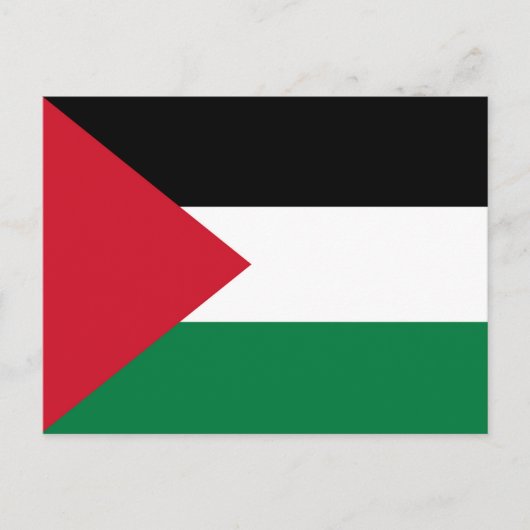 officieel de staatsvlag van Palestina Briefkaart (Voorkant)