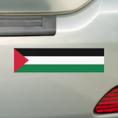 officieel de staatsvlag van Palestina Bumpersticker (Op auto)
