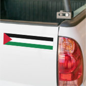 officieel de staatsvlag van Palestina Bumpersticker (Op Truck)