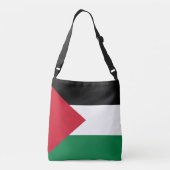 officieel de staatsvlag van Palestina Crossbody Tas (Achterkant)